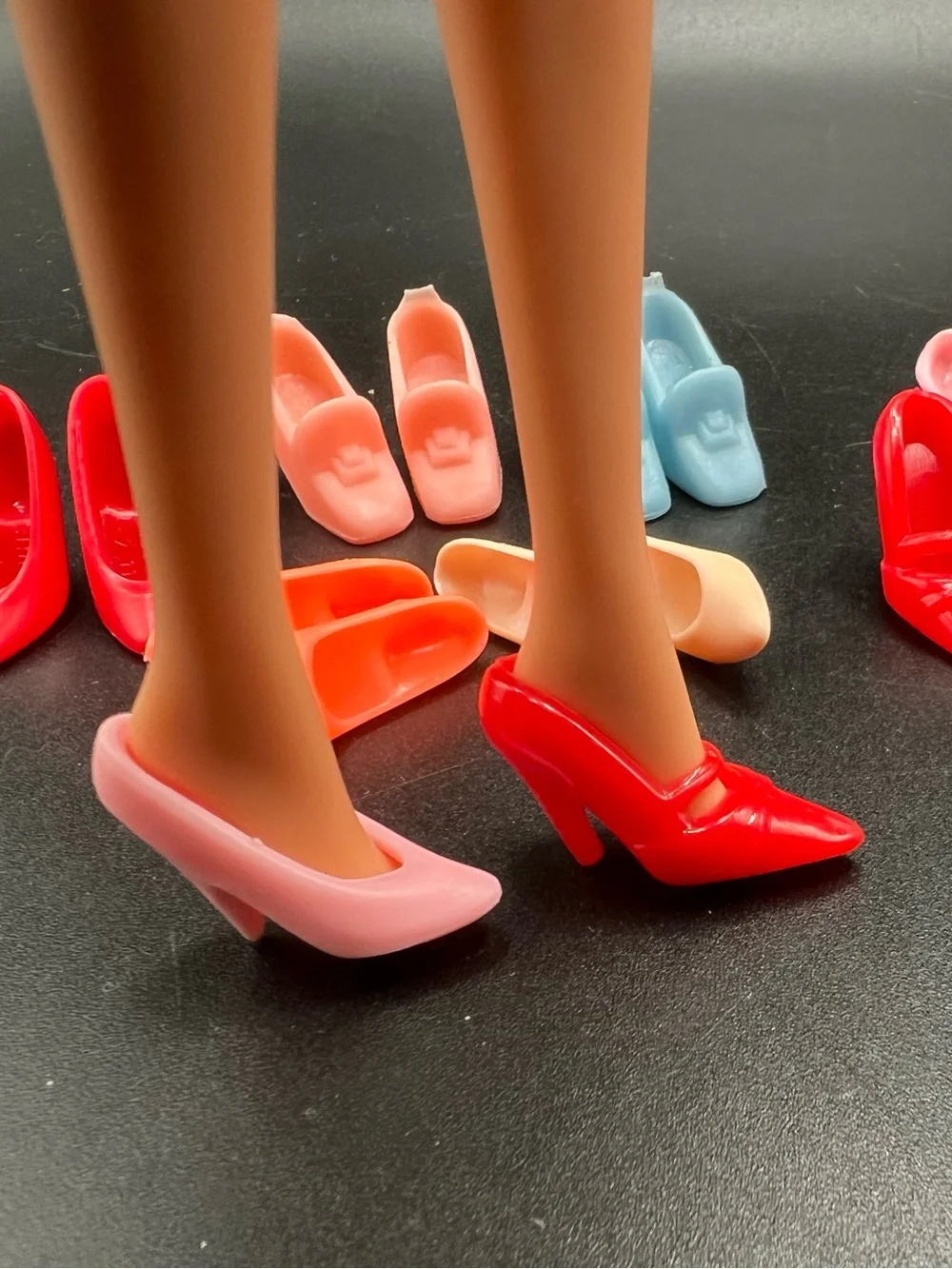 Vintage Barbie Shoe Lot Boots, Heels, Tennis Shoes Mixed Bundle
